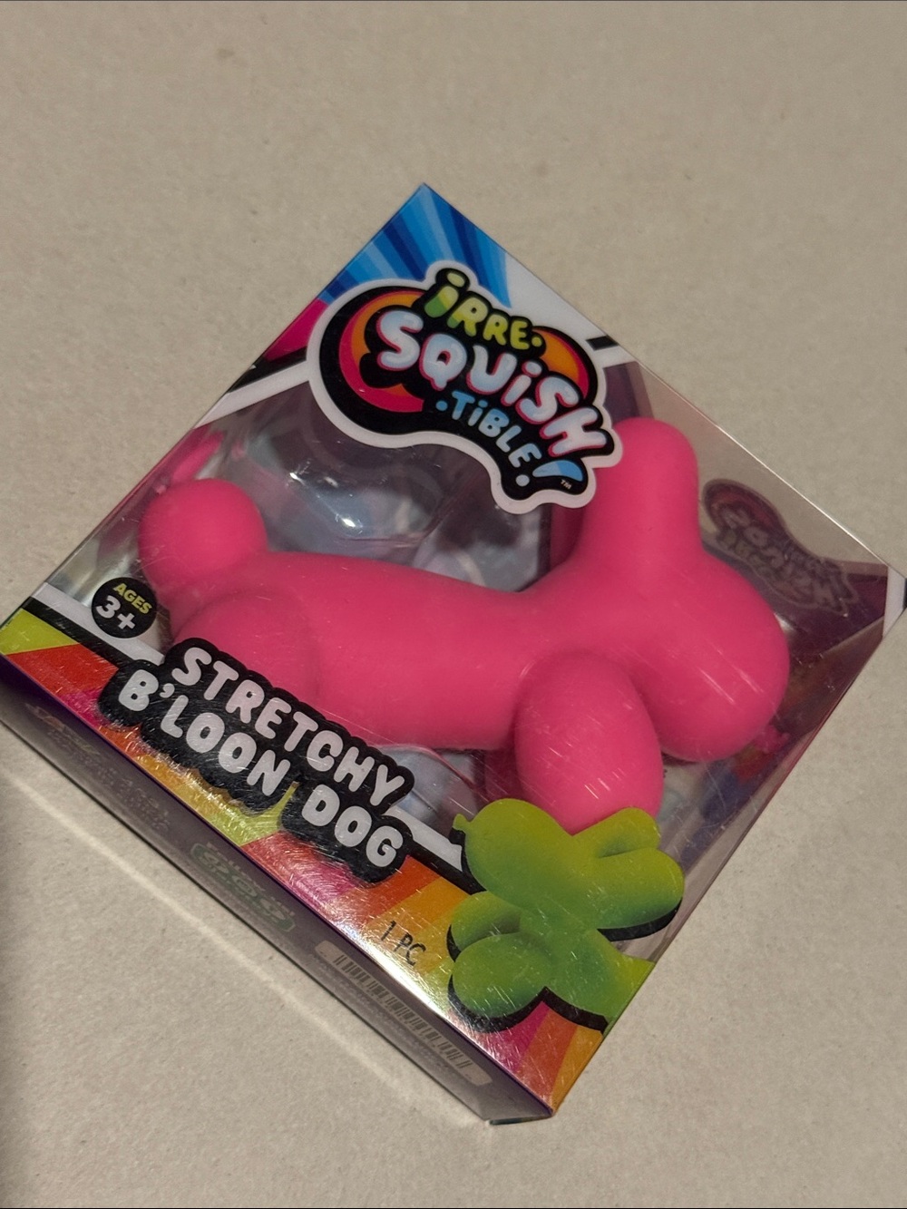 Pink Stretchy B'loon Dog